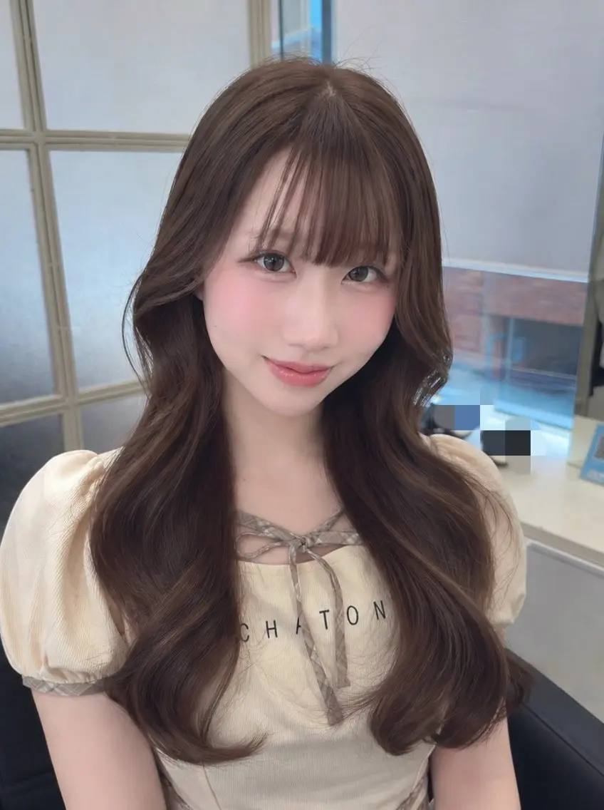 ロング 髪質改善 カット ヘアカラー トリートメント MAHO/透明感カラ ー/髪質改善🍒のヘアスタイル