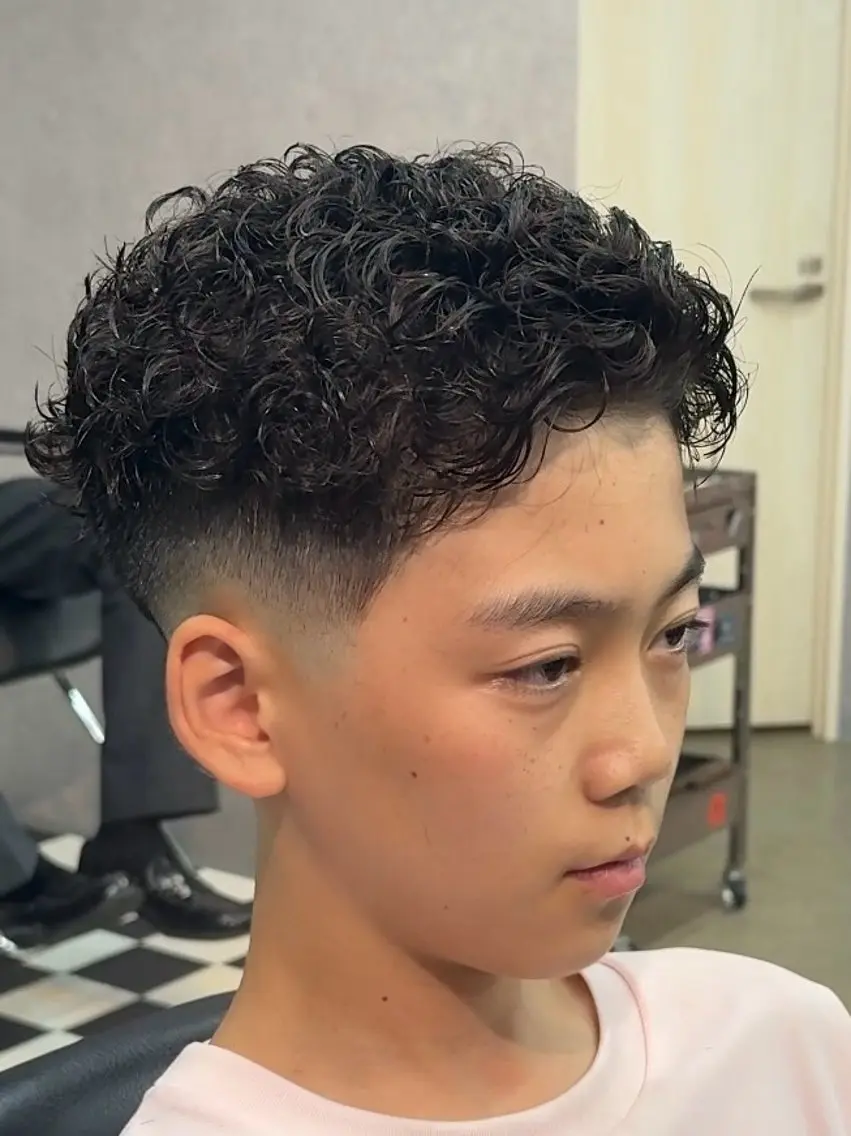 ショート メンズ特化/パーマ /swag/ルーカスのヘアスタイル