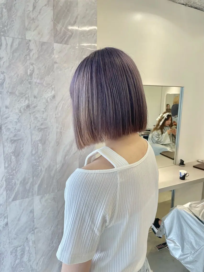 ショート カット ヘアカラー トリートメント ヘアセット 🎗副店長/井上 竜 ブリーチ指名No.1のヘアスタイル