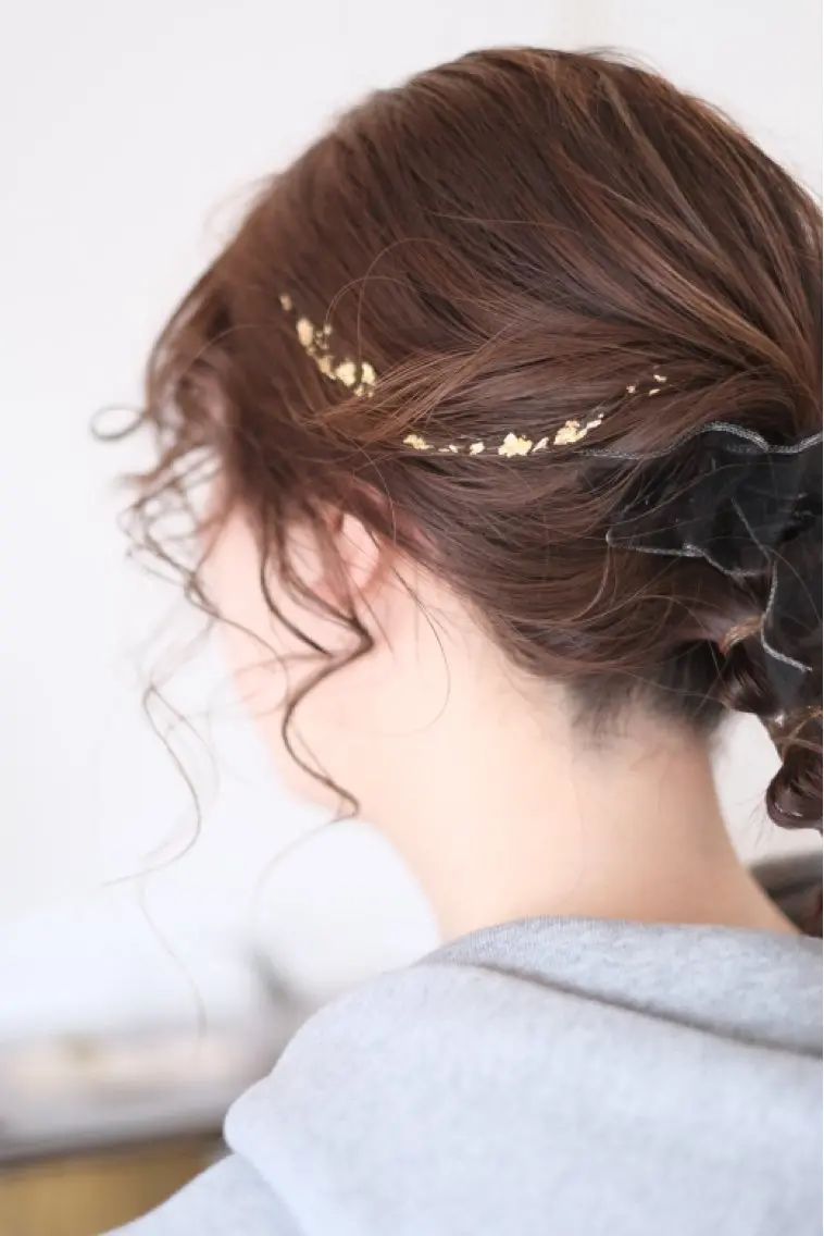 セミロング 顔周りカット 岩村 夏姫のヘアスタイル
