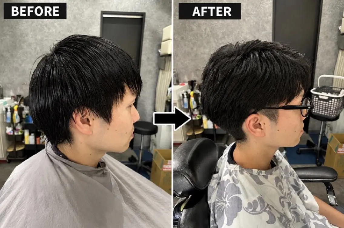 【メンズ】カットモデルの写真