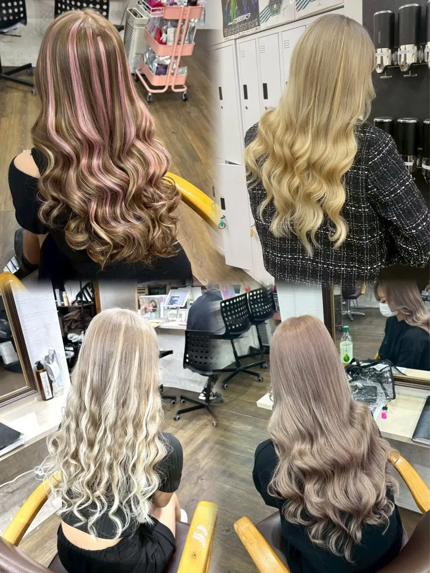 カラー ヘアカラー エクステ ✨️ヘアサロン ユートピア✨️のヘアスタイル