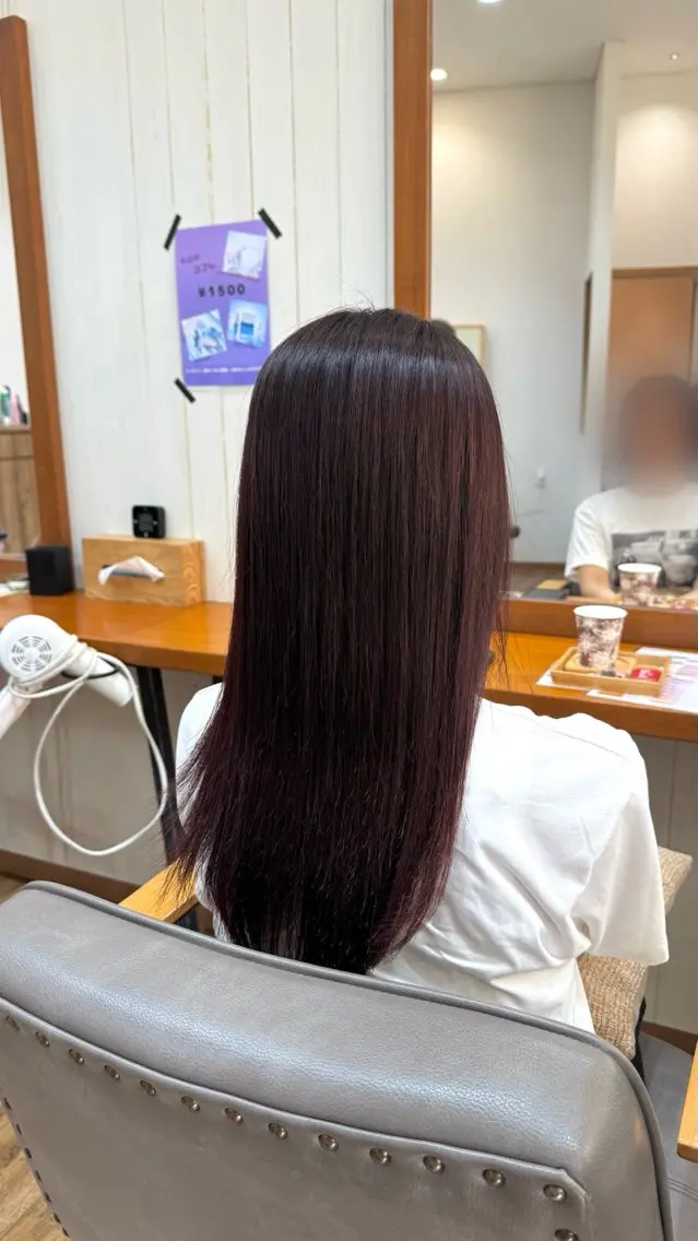 カラー ブラウンカラー ラベンダーカラー モデル募集中 あゆのヘアスタイル