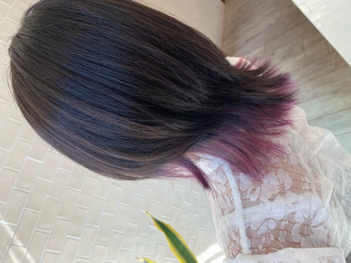 ショート カラー ウルフカット 國分 伸也のヘアスタイル