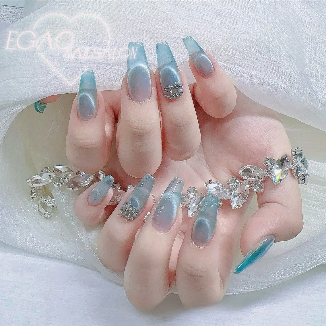 ネイル アートネイル フットネイル フレンチネイル ジェルネイル グラデーション ハンドネイル EGAO NAIL 錦糸町店のネイルデザイン