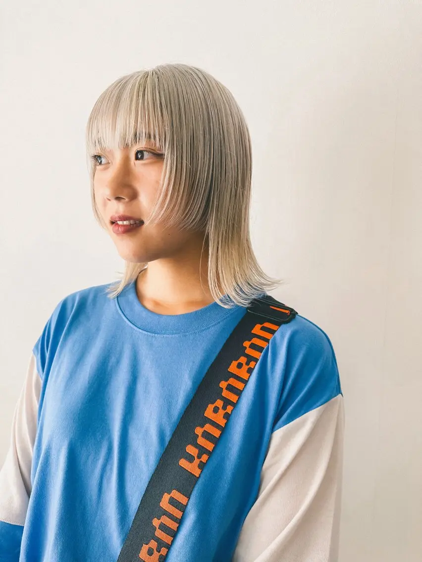 ショート カラー ウルフカット illfrere / YUMEのヘアスタイル