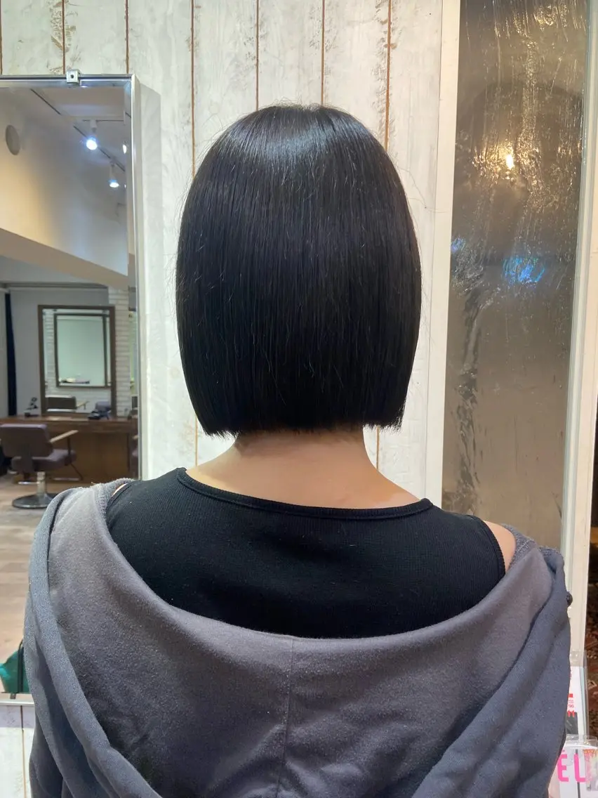 ミディアム ヘアアレンジ ボブ 韓国風ヘア 表参道/ボブカット 岩倉稜真のヘアスタイル