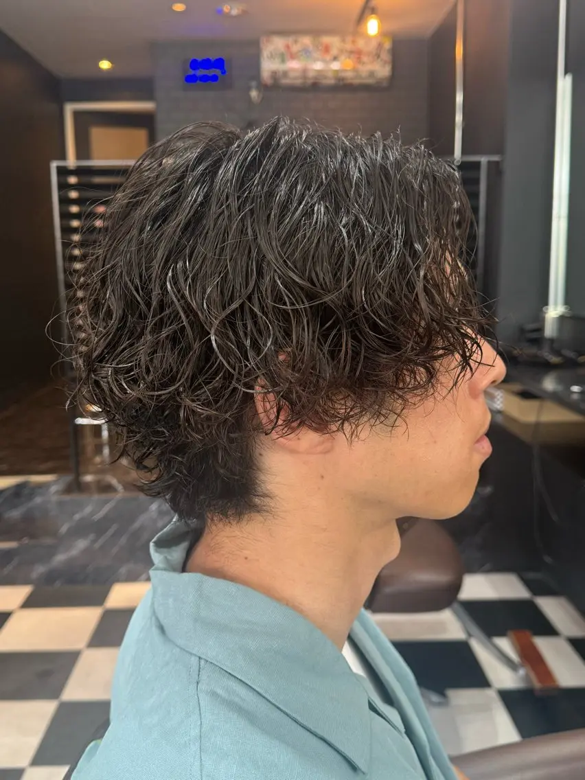 パーマ メンズ パーマ トリートメント 京都/伏見/メンズ/ 石田昂のヘアスタイル