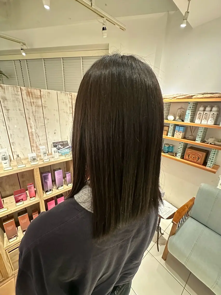 ミディアム カラー Rio/ kiri  逗子葉山のヘアスタイル