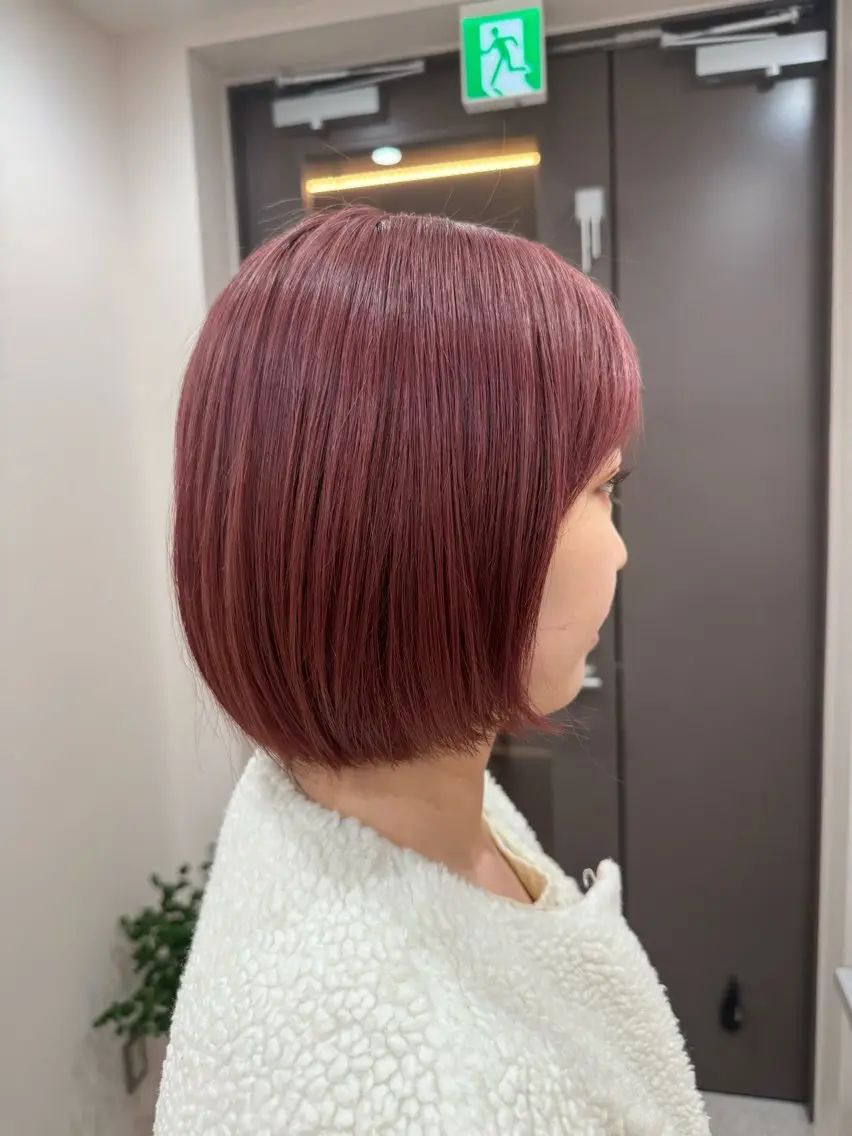 ケアカラー+2stepトリートメントの写真