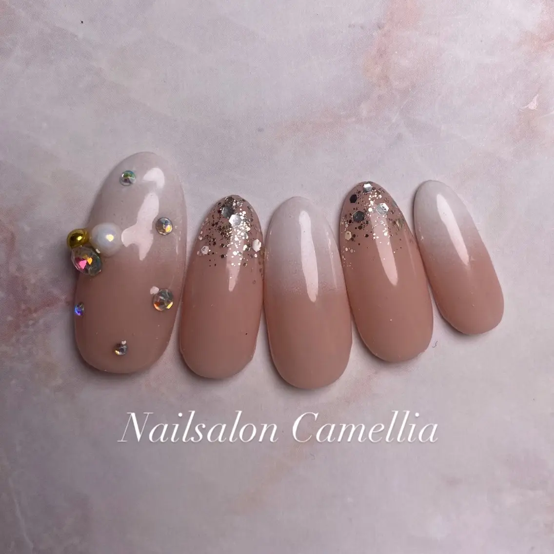 ネイル ハンドネイル nailsalon camelliaのネイルデザイン