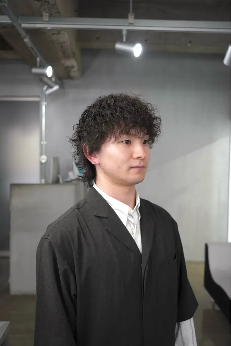 ショート カラー パーマ メンズ カット パーマ メンズ/ダブルカラー /パーマ/来栖慧💈のヘアスタイル