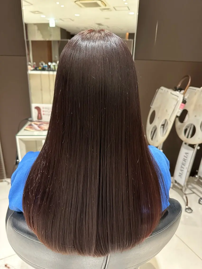 似合わせカット+髪質改善カラー+頭皮改善スパ30分の写真
