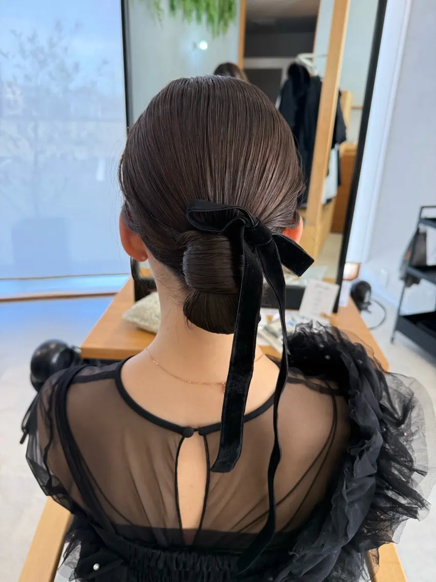 セミロング ヘアセット see. アズサのヘアスタイル