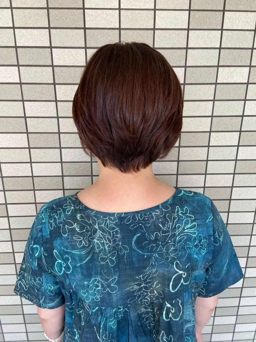 ショート 大矢 萌美のヘアスタイル