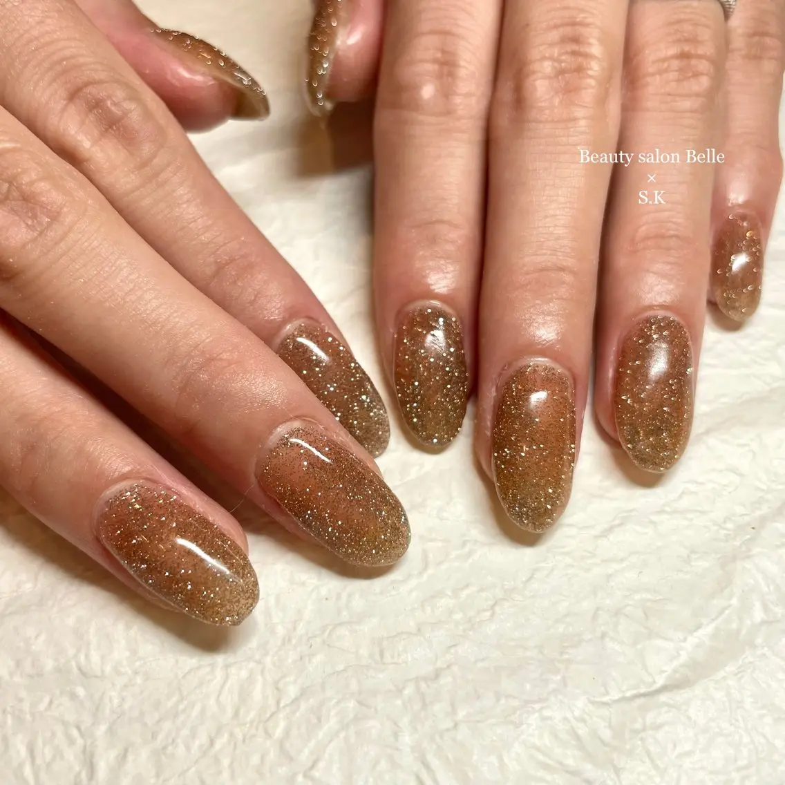 ネイル フラッシュネイル ジェルネイル S. kurumiのネイルデザイン
