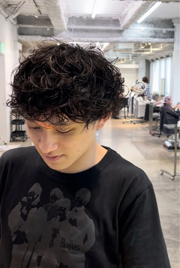 パーマ メンズ メンズパーマ カット パーマ ANY/メンズ特化/ シバヤ ユウキのヘアスタイル