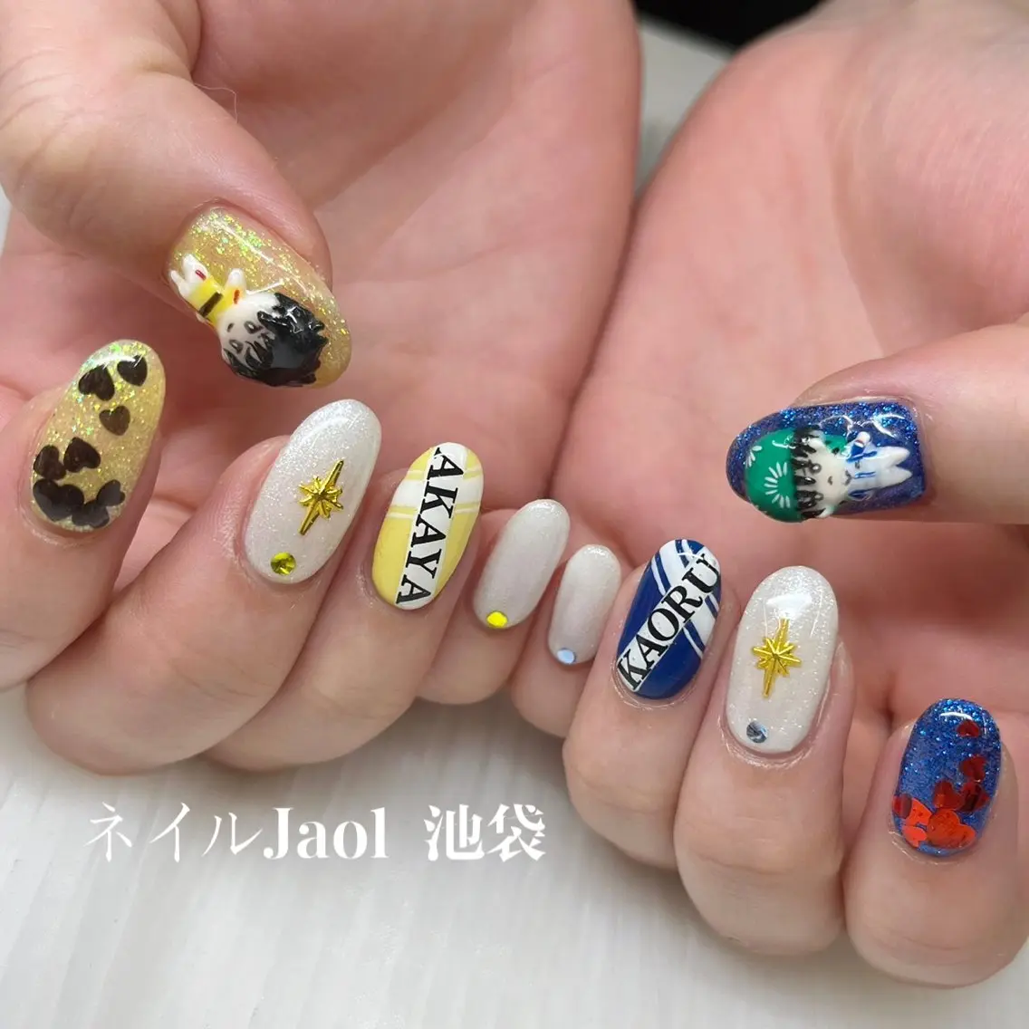 ミディアム ネイルJaol 池袋のネイルデザイン