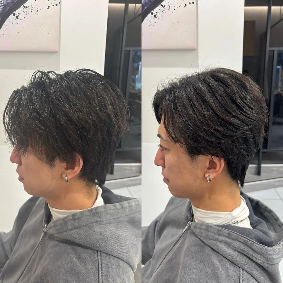 メンズ カット パーマ メンズ特化韓国風 パーマスタイル/りんのヘアスタイル