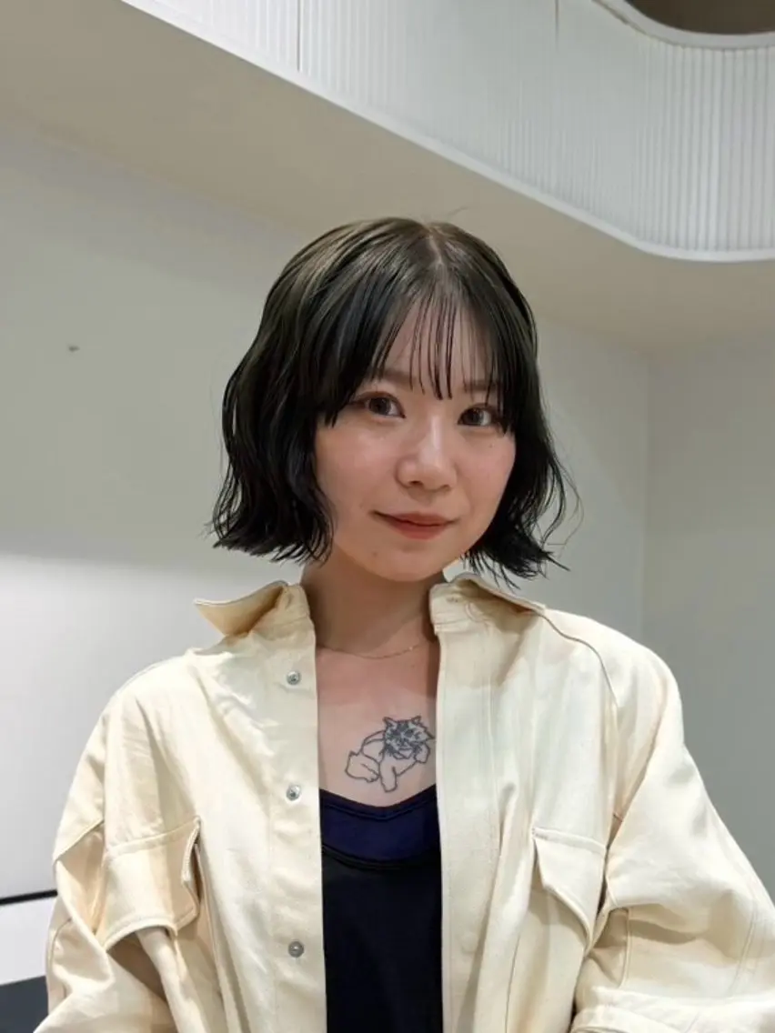 ショート カラー ヘアアレンジ 🦠デザインカラー/ 魚瀬あおい🦠のヘアスタイル