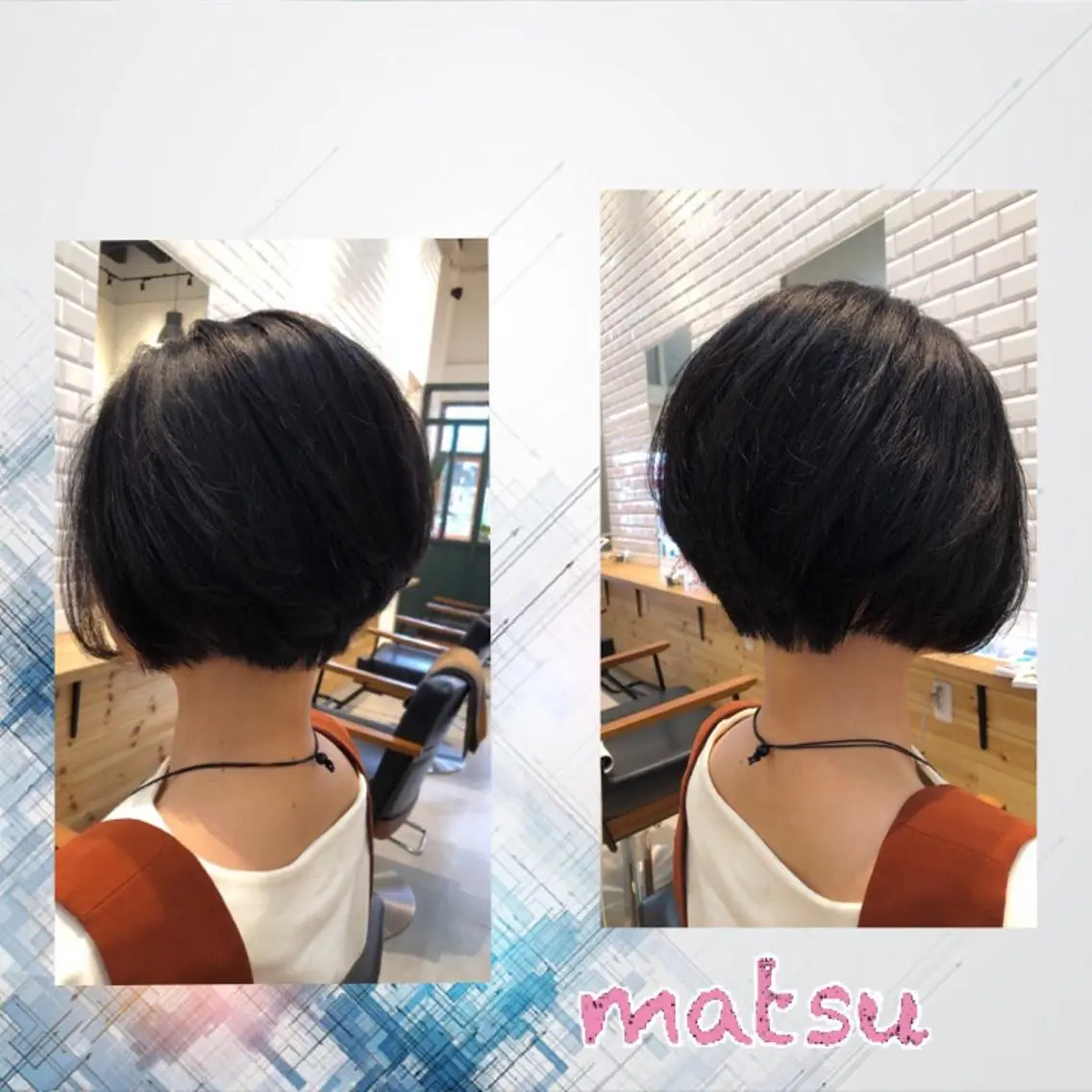 ショート MATSU 🌟個性派カラーのヘアスタイル