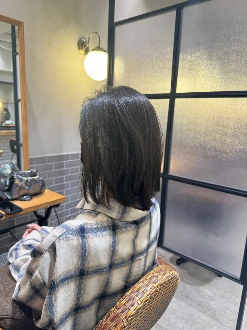 ミディアム 暖色カラー🤎Red Neo meiのヘアスタイル