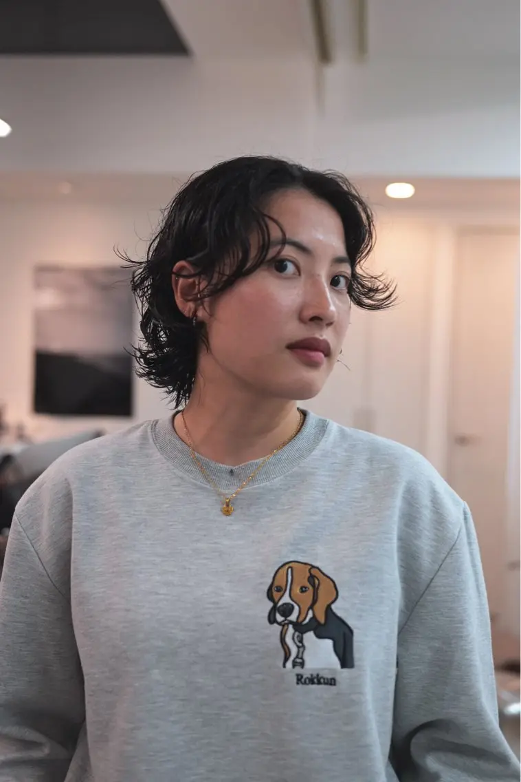 ショート カット パーマ ハッシュカット /レイヤー/大阪中津のヘアスタイル