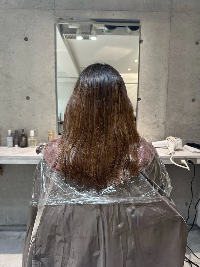 ミディアム カット ヘアカラー ニュアンスカラー/ amikaのヘアスタイル