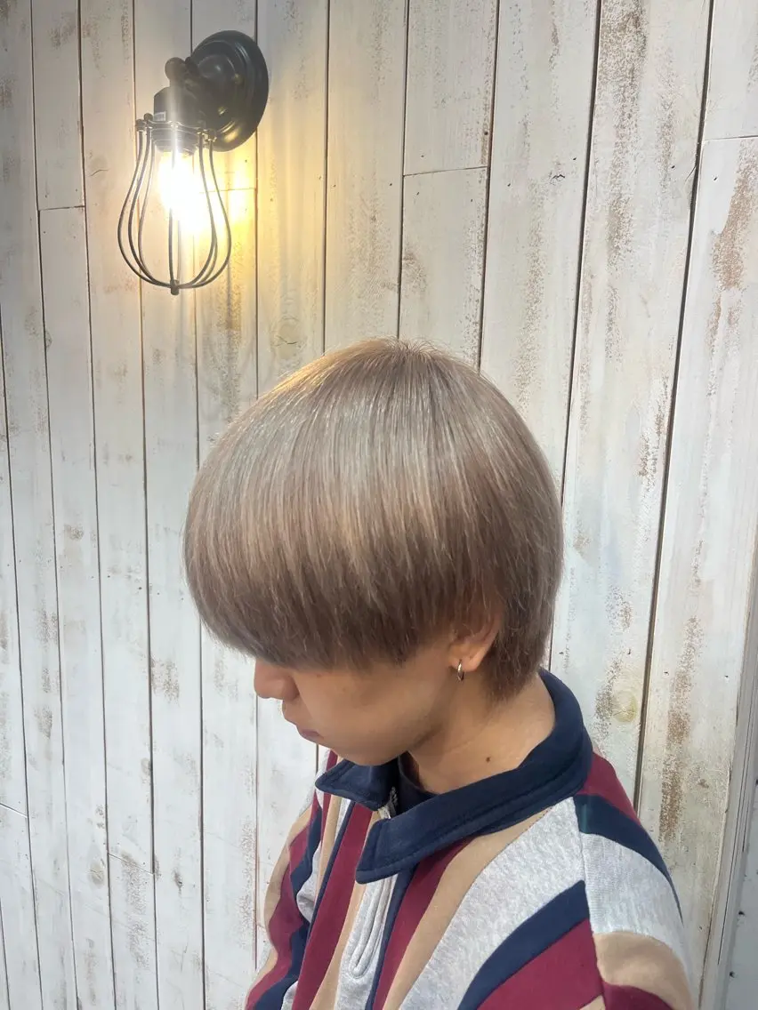 カラー メンズ ヘアカラー トリートメント mio/⭐︎ ブリーチ指名No.1のヘアスタイル