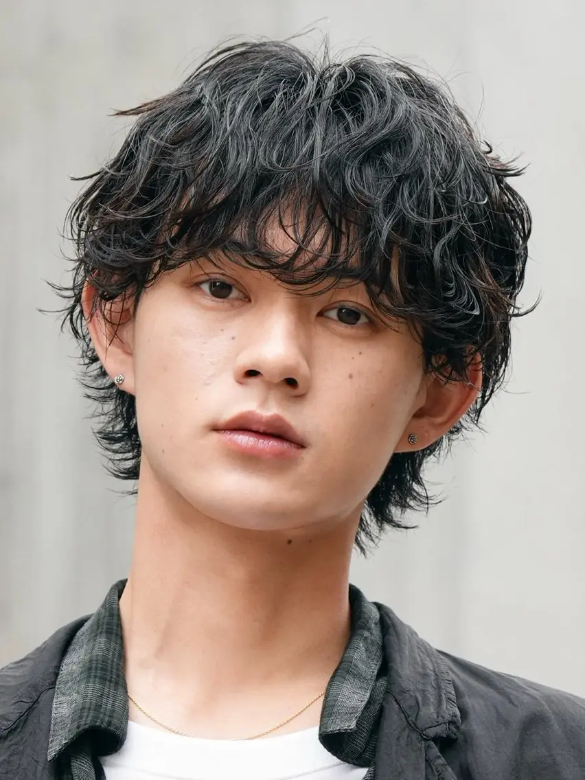 パーマ メンズ カット 無料イノウエのヘアスタイル