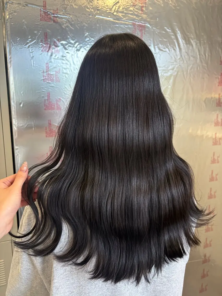 ロング カラー アッシュ 透明感カラー カット ヘアカラー トリートメント 【堺/なかもず】 NANAMIのヘアスタイル