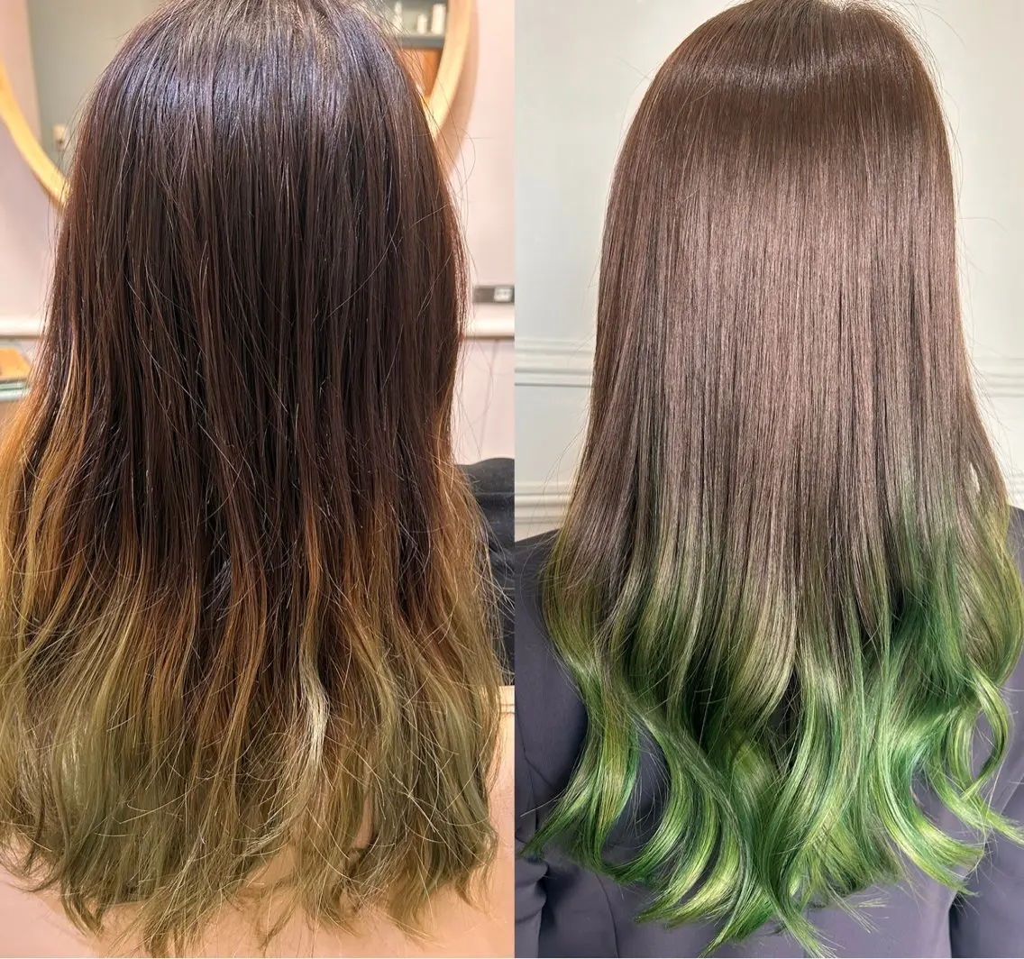 セミロング ヘアカラー ✨メテオ　髪質改善✨ シバタのヘアスタイル
