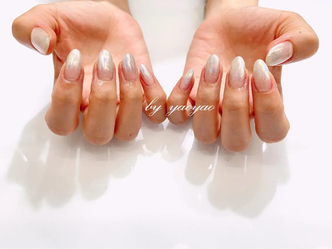 ネイル ミラーネイル Umi nail& eyelashのネイルデザイン