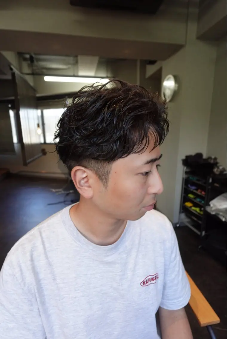 パーマ メンズ メンズパーマ専門店 【店長】⚜️イチカワのヘアスタイル