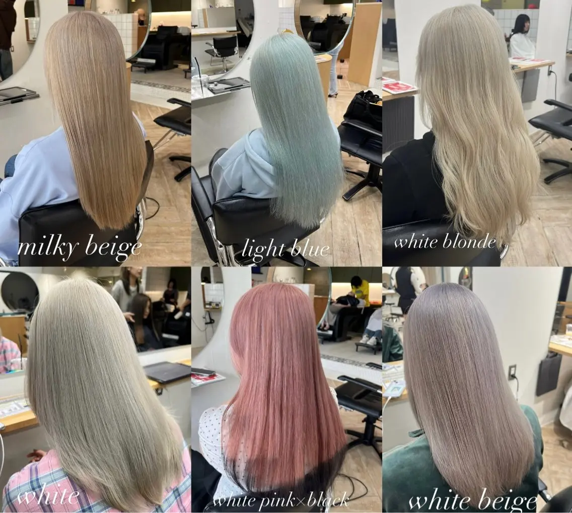 ロング カラー ヘアカラー トリートメント ベージュ/髪質改善 新潟/万代/井上佑のヘアスタイル