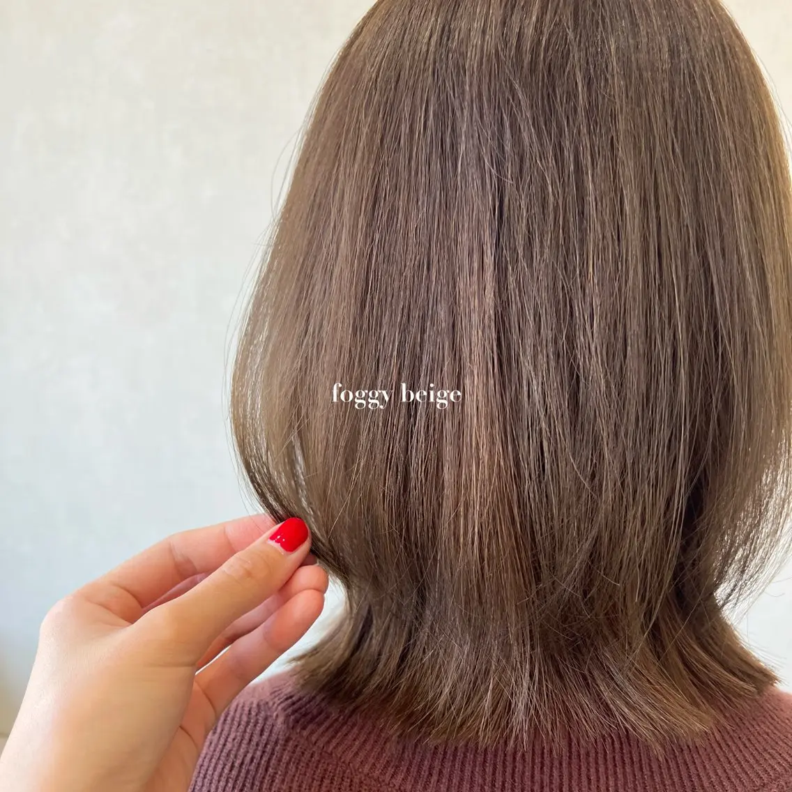 ミディアム カラー カット ヘアカラー トリートメント 🤍オオカワ レイナ🤍のヘアスタイル