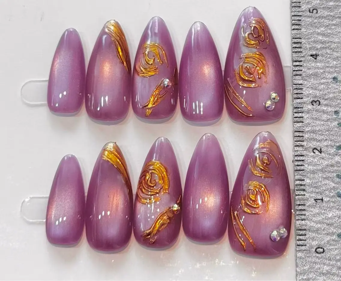 ネイル ネイルチップ ハンドネイル Yu  Ki ネイルのネイルデザイン