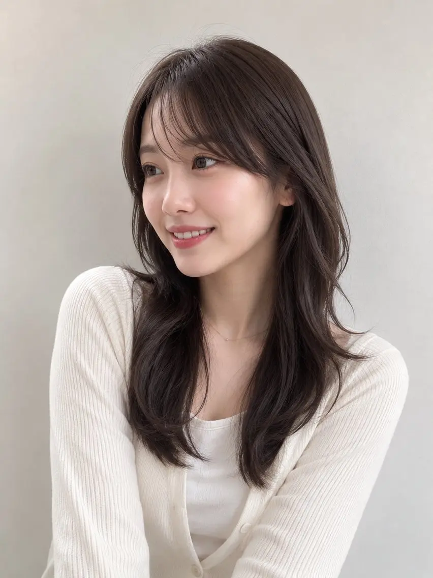ロング カラー カット ヘアカラー トリートメント ヘッドスパ "オトナ髪”/ LAKA TOCCAのヘアスタイル