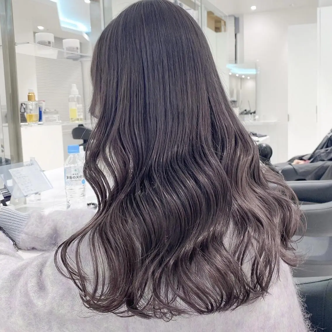 ロング カラー 儚いピンク🩷 /メンズパーマのヘアスタイル
