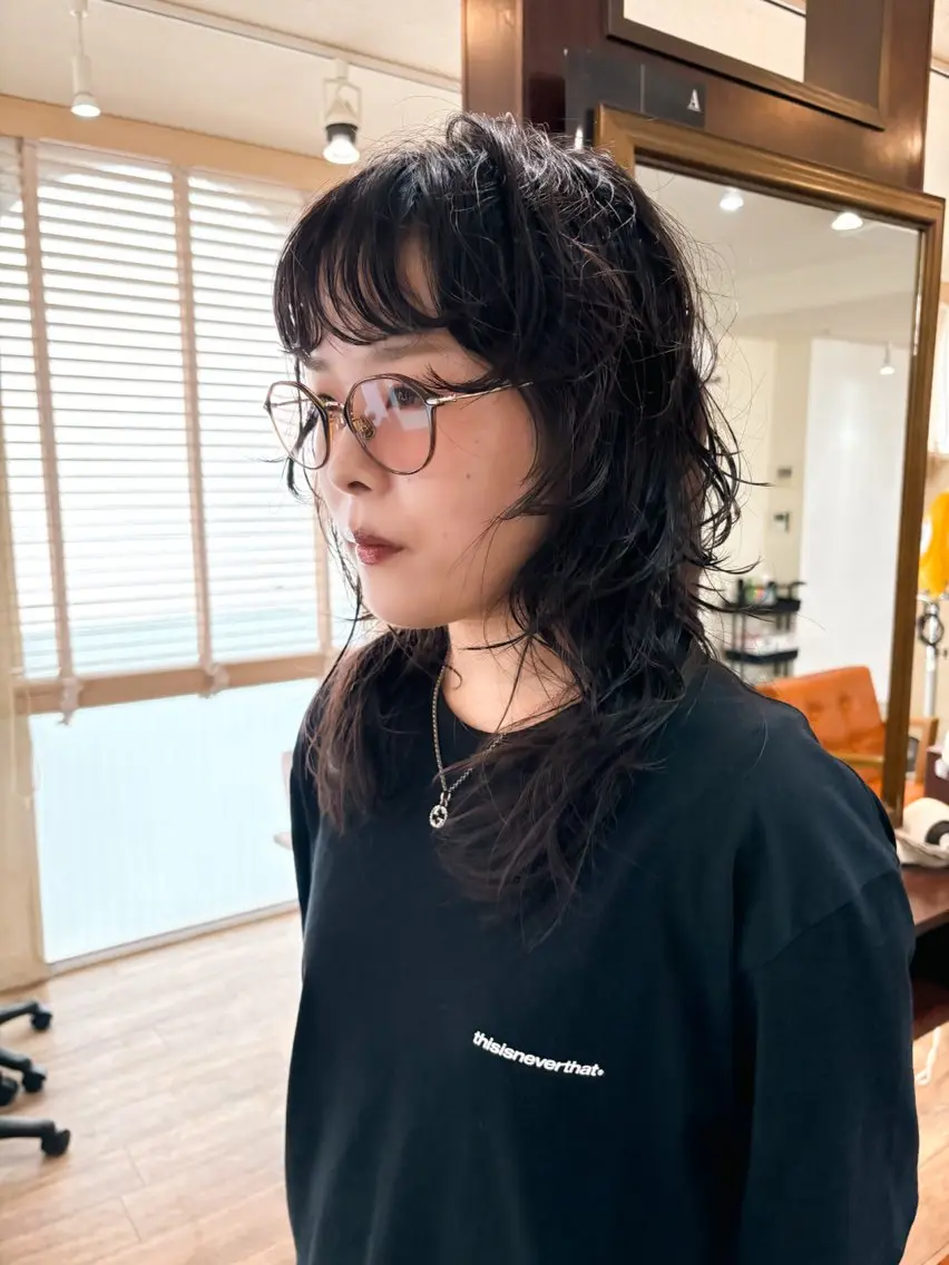 ロング パーマ カット パーマ トリートメント enVOGUE/宮本 泰周のヘアスタイル