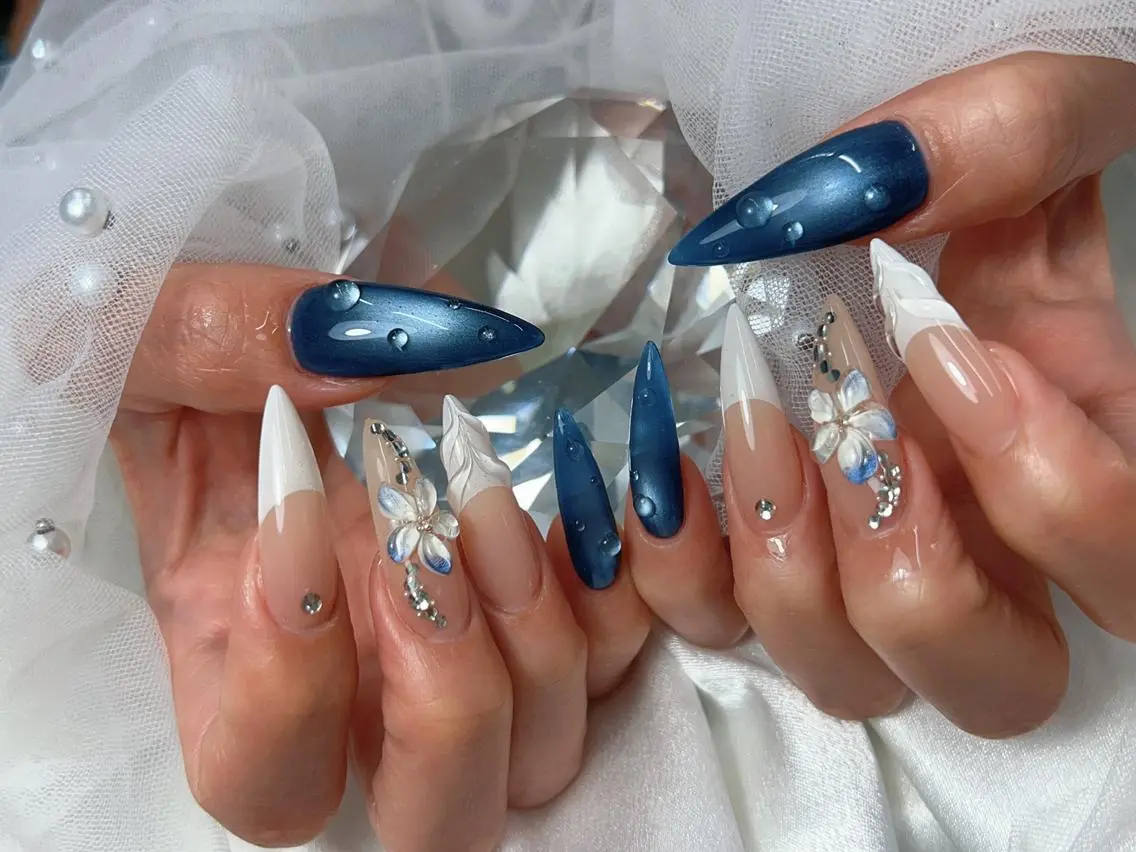 ネイル 夏ネイル ハンドネイル bijou nails 舞のネイルデザイン