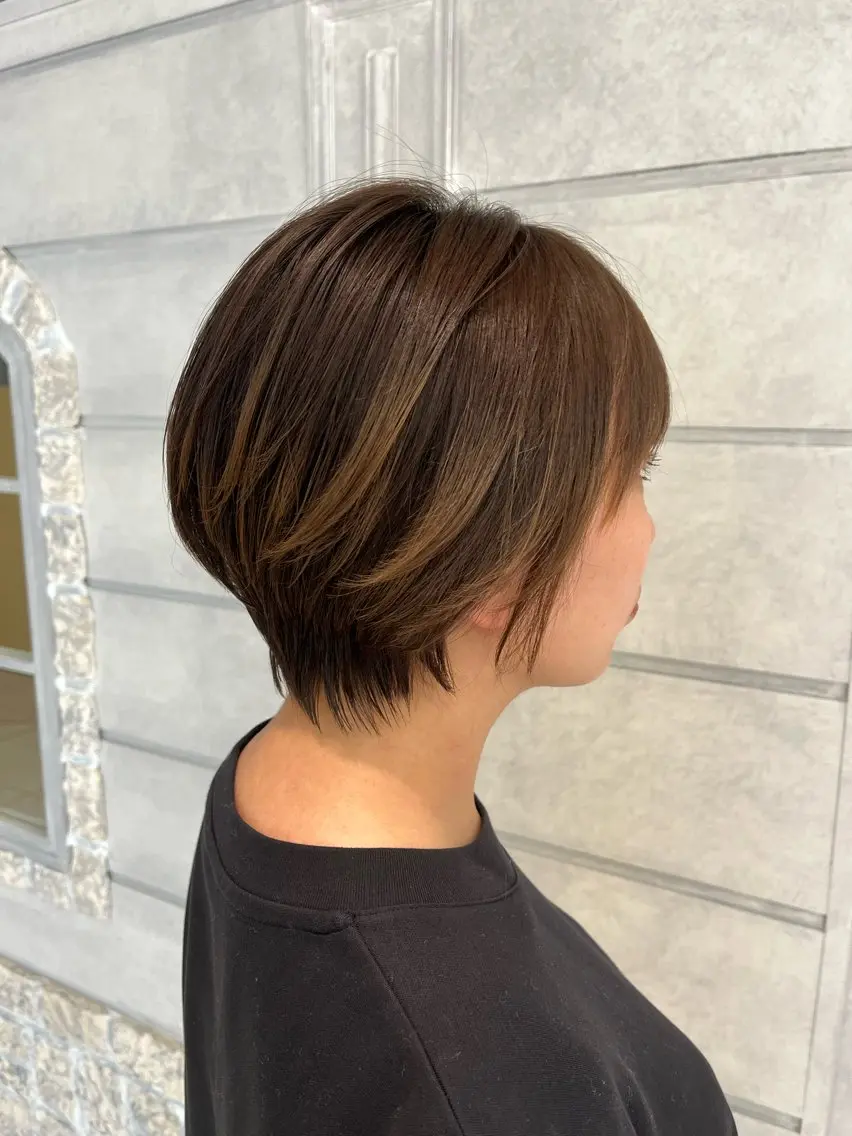 ショート 磯山 直貴のヘアスタイル