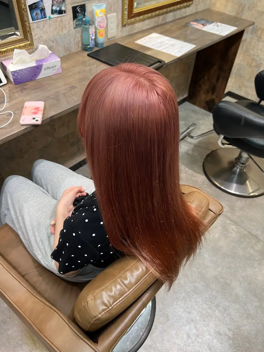 セミロング カラー 和久井 琉空のヘアスタイル
