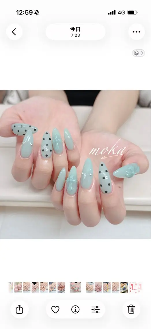 ネイル 胡蝶蘭レディースサロ ンNailMOKAのネイルデザイン