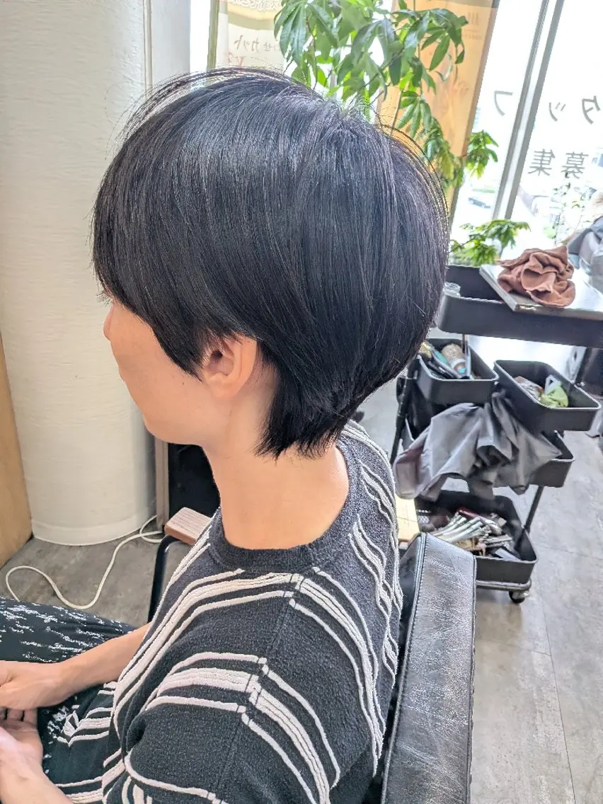 ショート ショートヘア カット ヘッドスパ ママ美容師👶 髪質改善✨️木村倫子のヘアスタイル