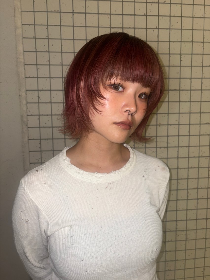 ミディアム カラー ヘアカラー トリートメント デザインカラー/ AYA/DEANのヘアスタイル
