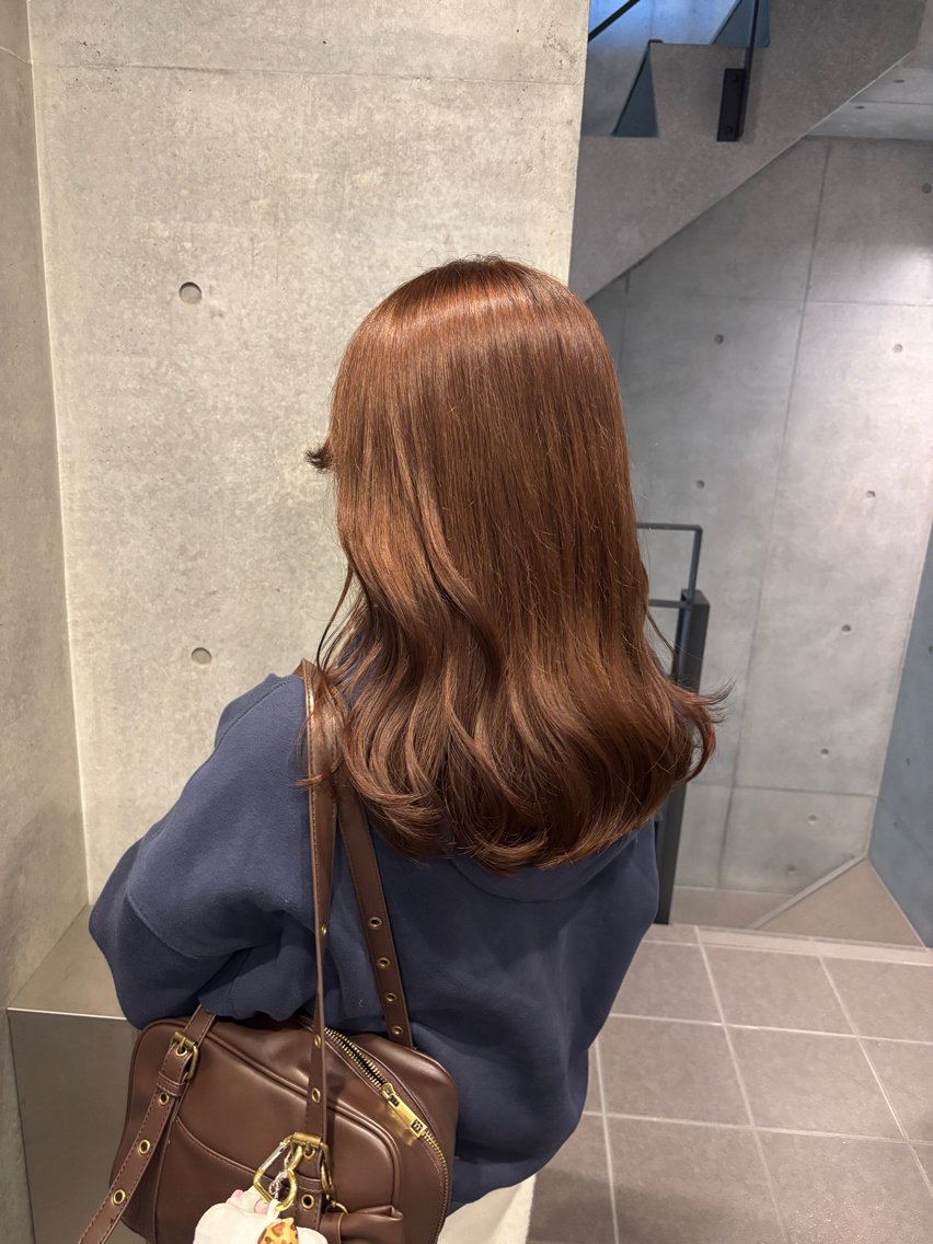 ミディアム カラー ベージュカラー ブリーチ ダブルカラー ブリーチなしカラー カット ヘアカラー トリートメント ヘッドスパ noa ☪︎のヘアスタイル