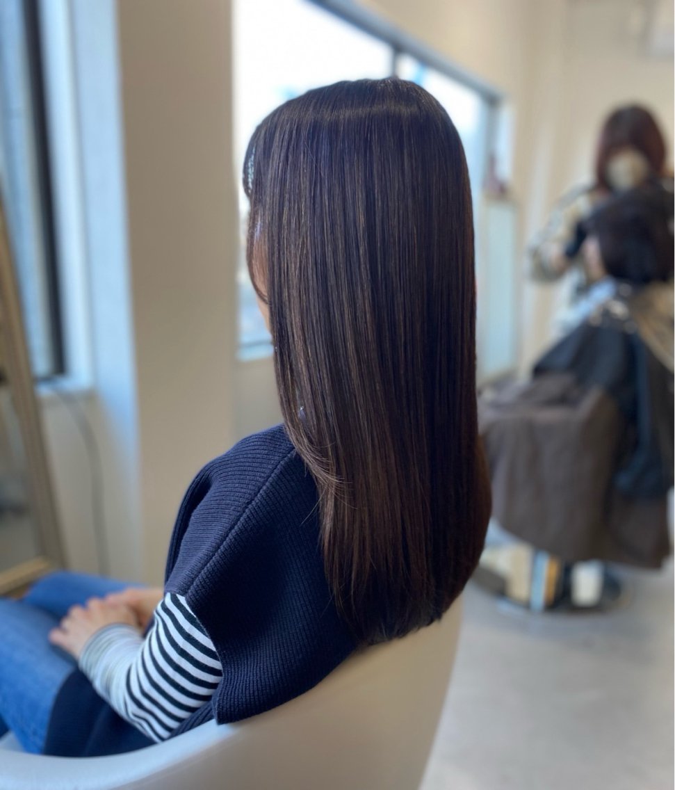 ロング ✨女性カットモデル✨ ワンレンボブ/長井のヘアスタイル