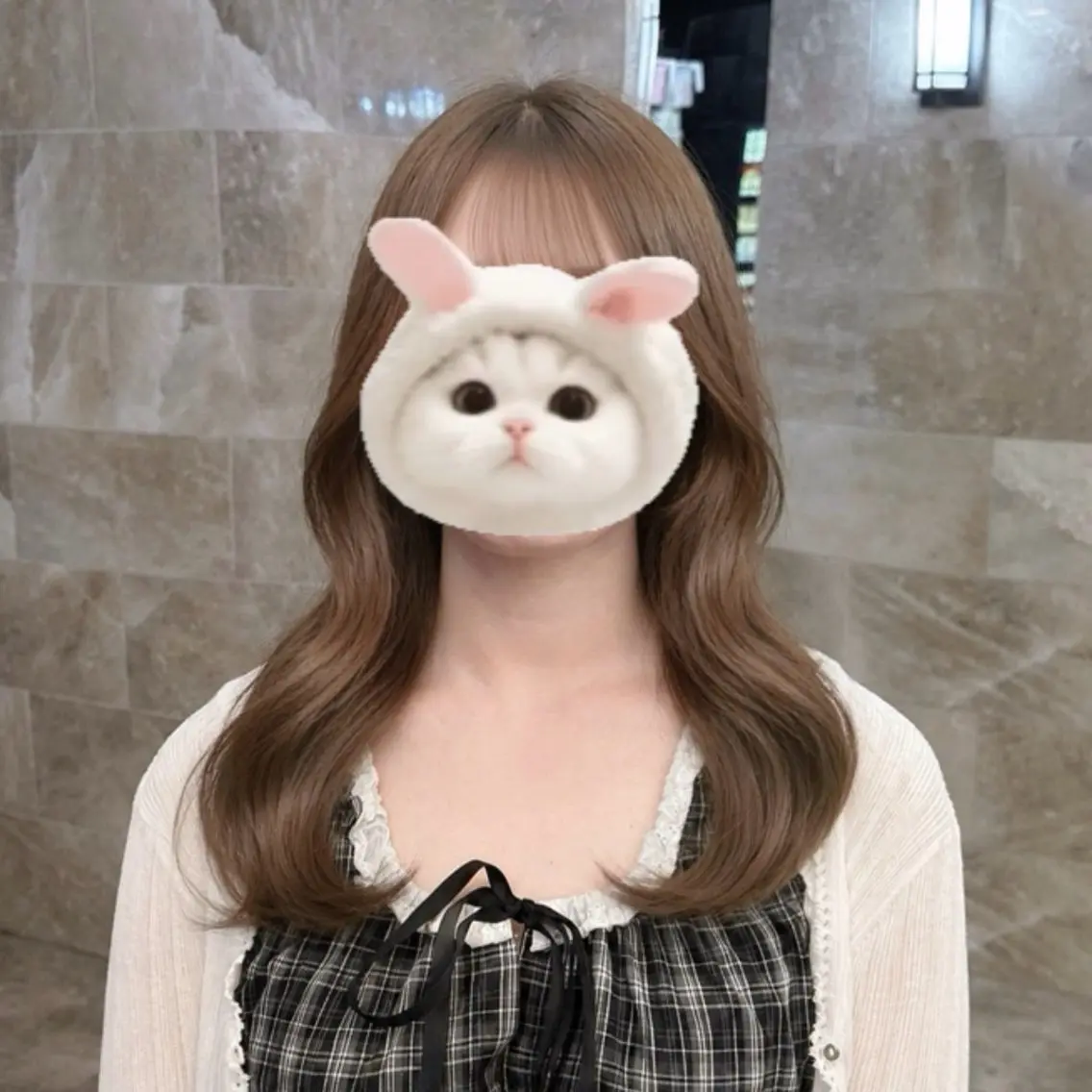 セミロング 山田 栞那のヘアスタイル