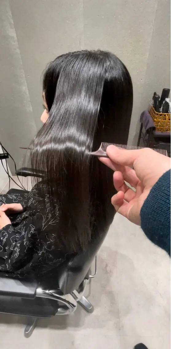 セミロング 髪質改善 トリートメント カット トリートメント 髪質改善ヘアケア 艶髪特化/上田のヘアスタイル